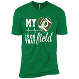 Washington Redskins Football My Heart is on that Field - Premium Short Sleeve T-Shirt