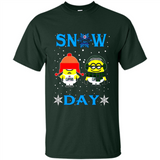 Snow Day Shirt For La Clippers Vs Minion Fans pingpong