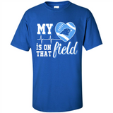 Carolina Panthers Football My Heart is on that Field - Shirt