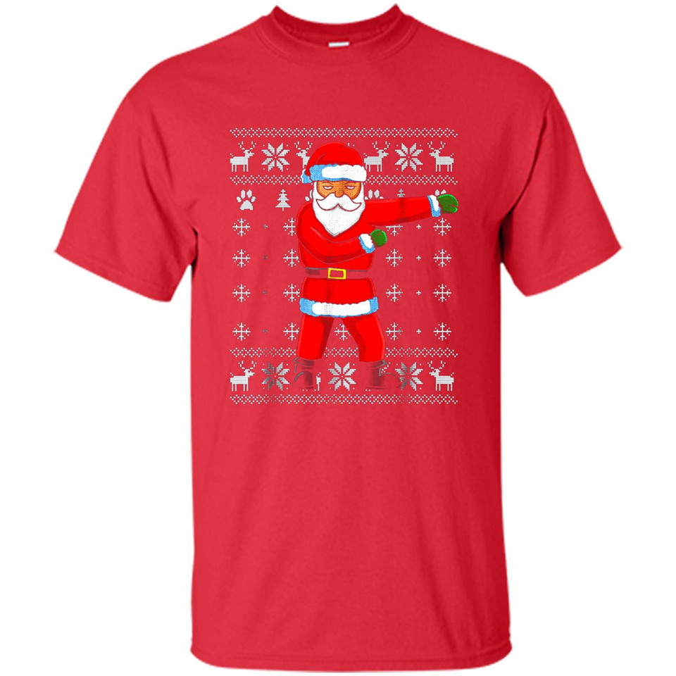 Flossing Santa Christmas Ugly Sweater Style Pajama Xmas Gift - Shirt