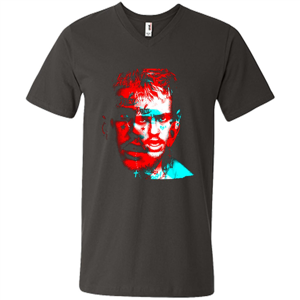 Lil Peep Rapper Fan Wear Shirt Ladies' Boyfriend Shirt - Men's V-Neck