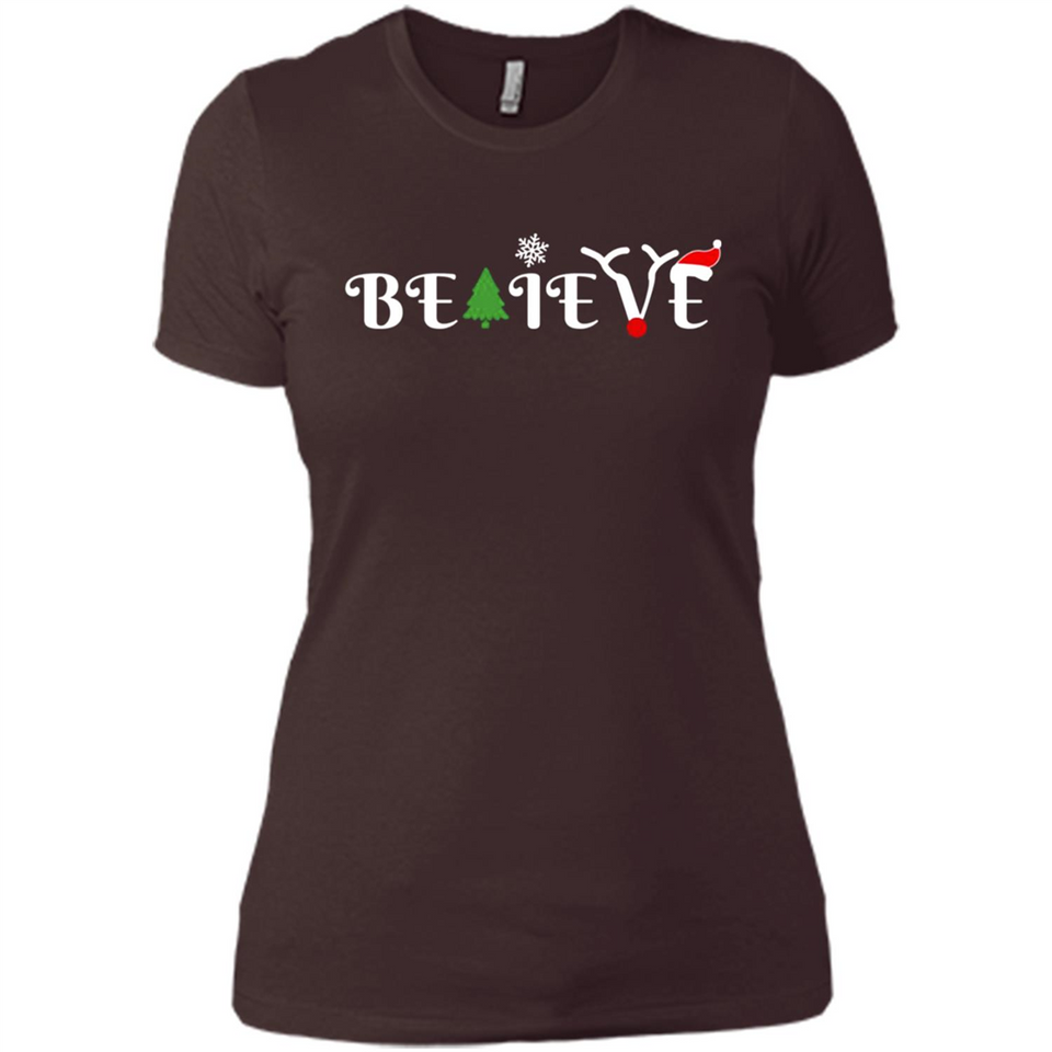 Believe in Christmas - Ladies' Boyfriend T-Shirt