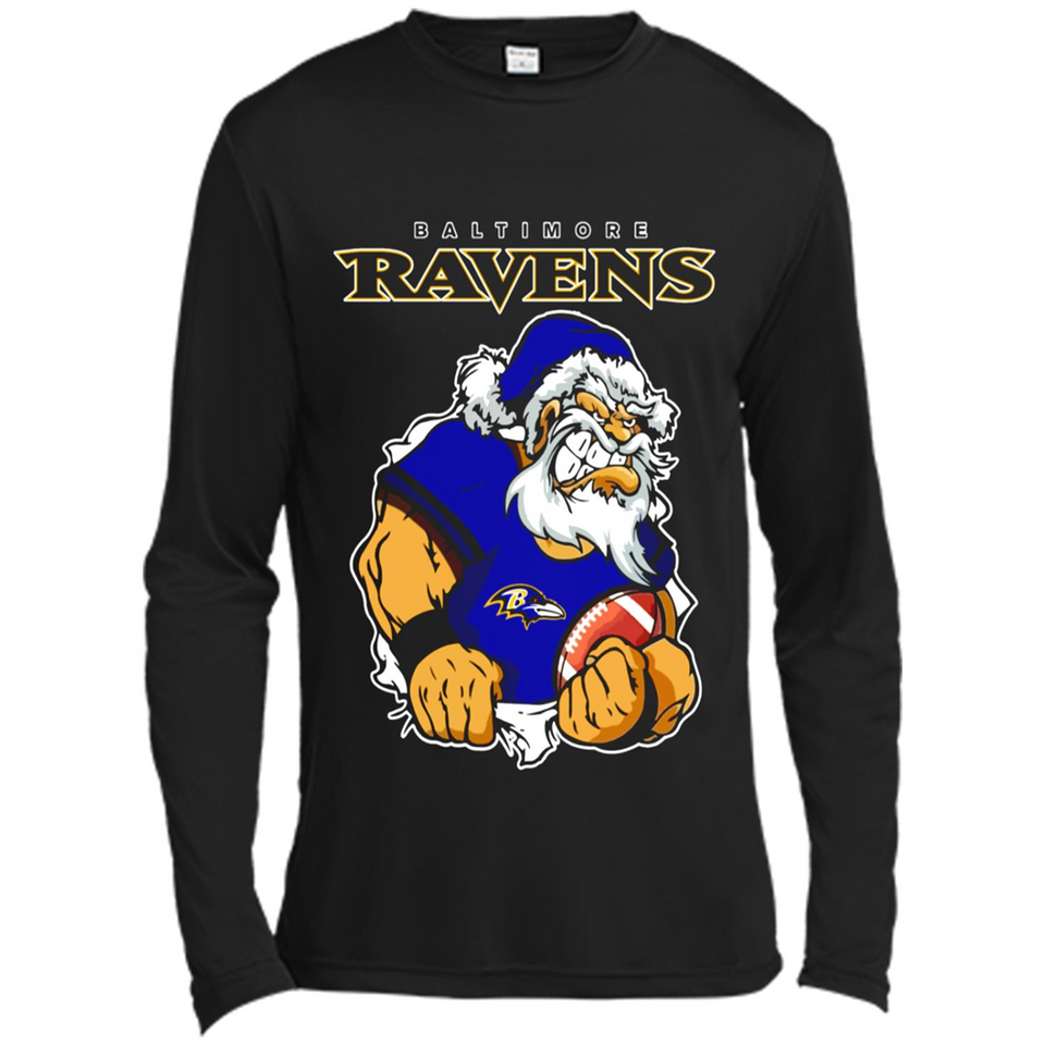Grumpy Santa Claus Baltimore Ravens Football Team PINGPONG