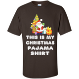 This is My Christmas Pajama Shirt - Santa Bear Tree Gift Tee
