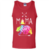 Mama Bear Shirt Tie Dye Family Vacation & Camping Tee - Tank Top