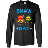 Snow Day Shirt For Colorado Avalanche Vs Minion Fans pingpong