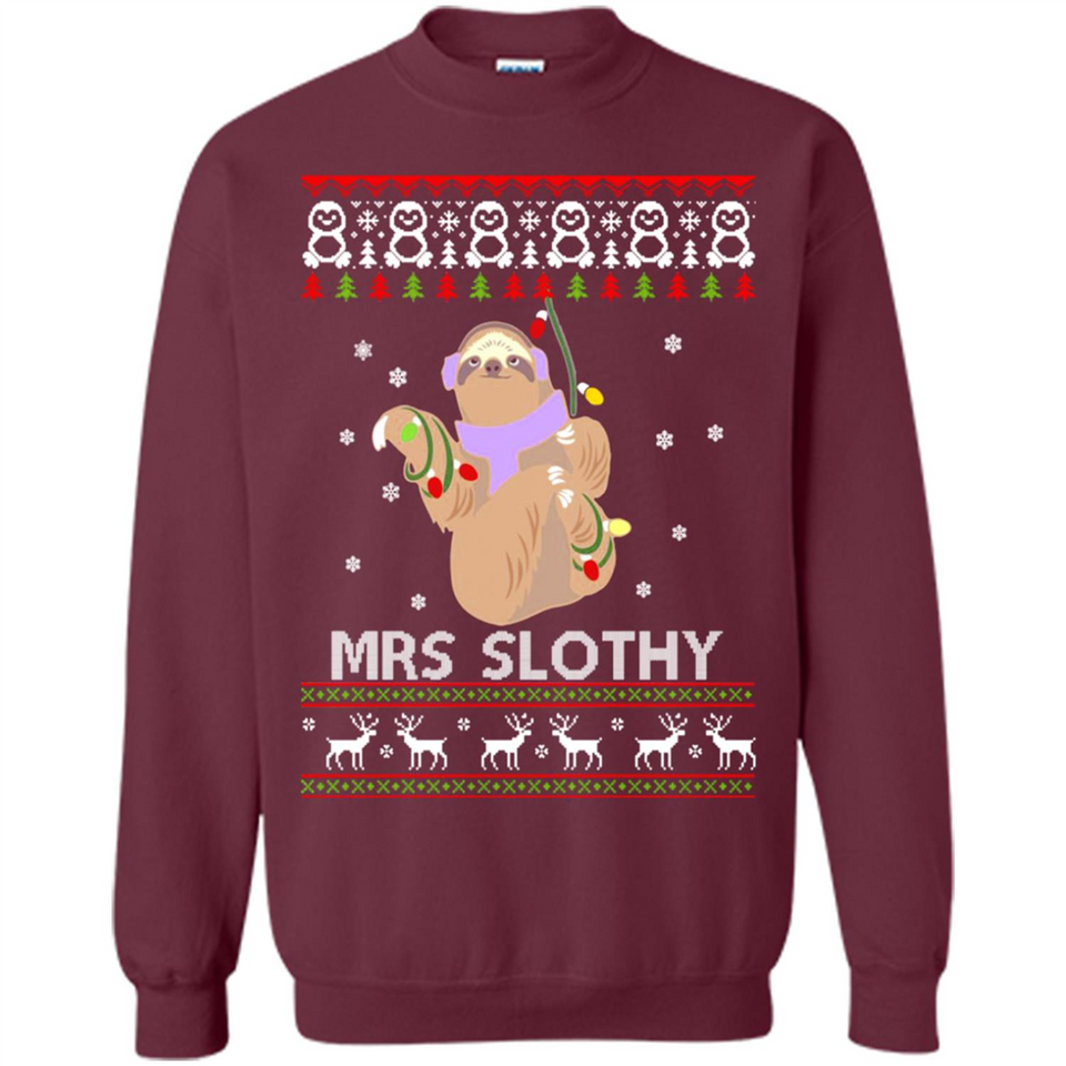 Mrs Slothy Christmas - Sweatshirt