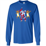 Dabbing Santa - Funny Santa Claus Christmas Dab - Long Sleeve T-Shirt