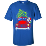Vintage Santa red Truck Christmas Tree PINGPONG