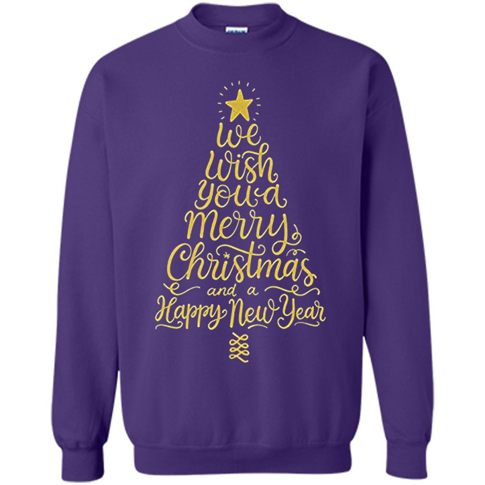 Christmas Tree T-Shirt Funny Mery Christmas Gift Idea - Sweatshirt