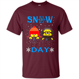 Snow Day Shirt For Detroit Tigers Vs Minion Fans pingpong