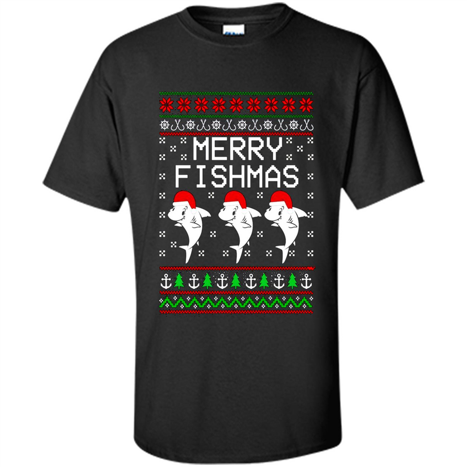 Merry Fishmas Christmas sweatshirt PINGPONG