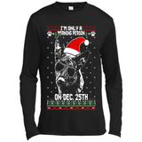 Morning Person Dutch Shepherd Funny Xmas - Canvas Long Sleeve T-Shirt