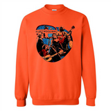 Dancing Funny Guitar Vintage Metal Rock Band Shirt PINGPONG - Sweatshirt