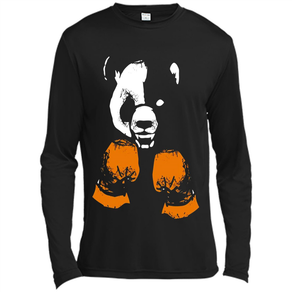 The winner' Cool Panda Bear Boxing Glove - Canvas Long Sleeve T-Shirt