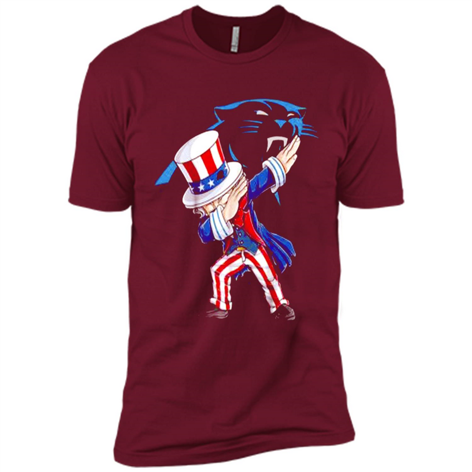 NFL CAROLINA PANTHERS UNCLE SAM DABBING INDEPENDENCE DAY