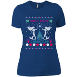 Mermaid Mer-Fect Ugly Christmas Sweater - Ladies' Boyfriend T-Shirt