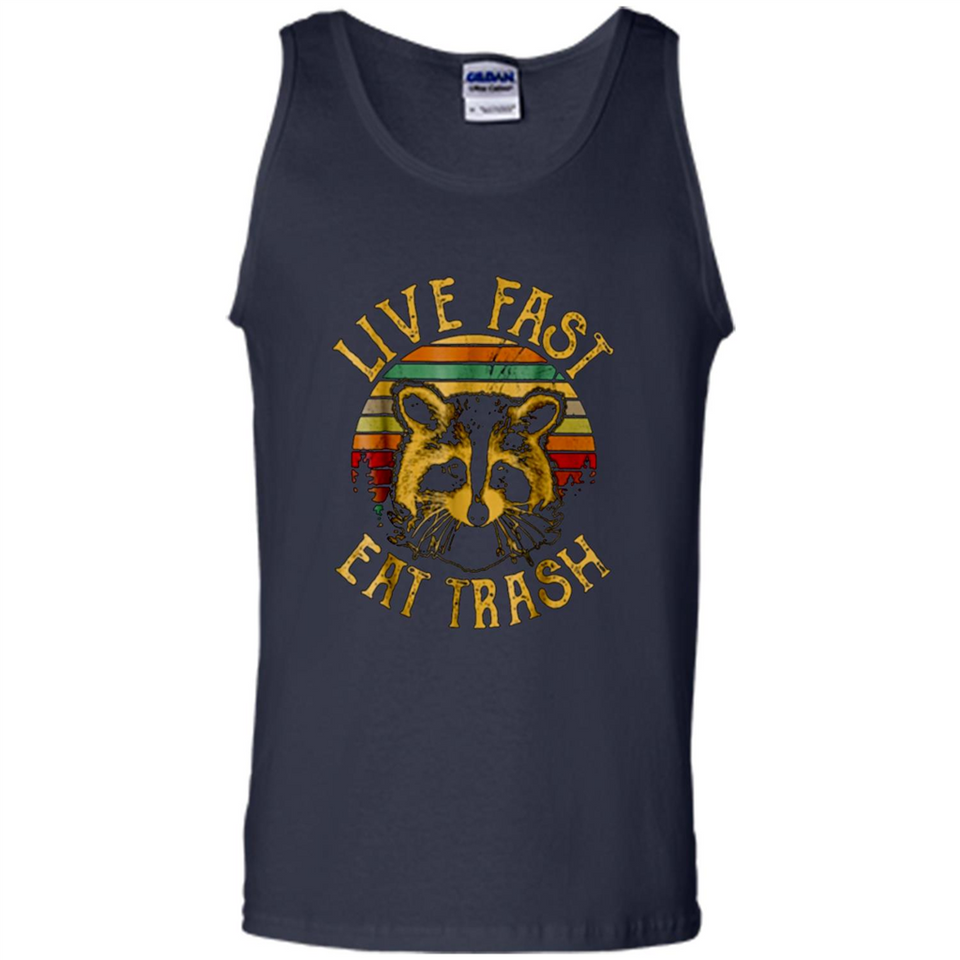Live fast eat trash bear vintage camping PINGPONG