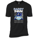 Police Daddy Shark Blue Line Tee