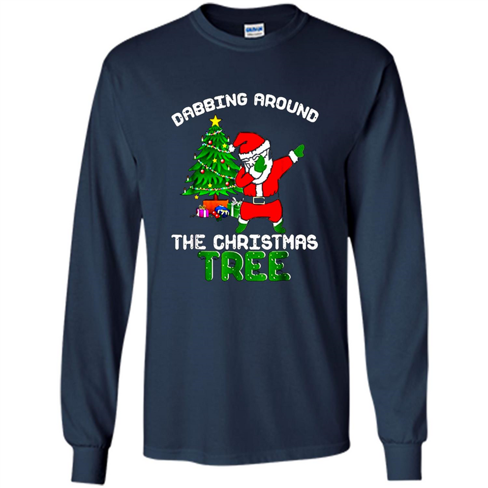 Christmas Dabbing Santa - Long Sleeve T-Shirt