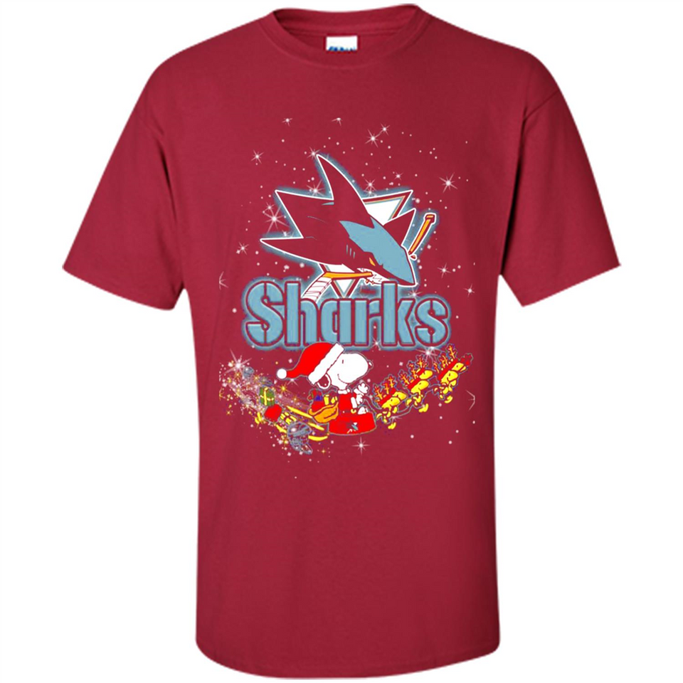 Snoopy Christmas San Jose Sharks - Shirt