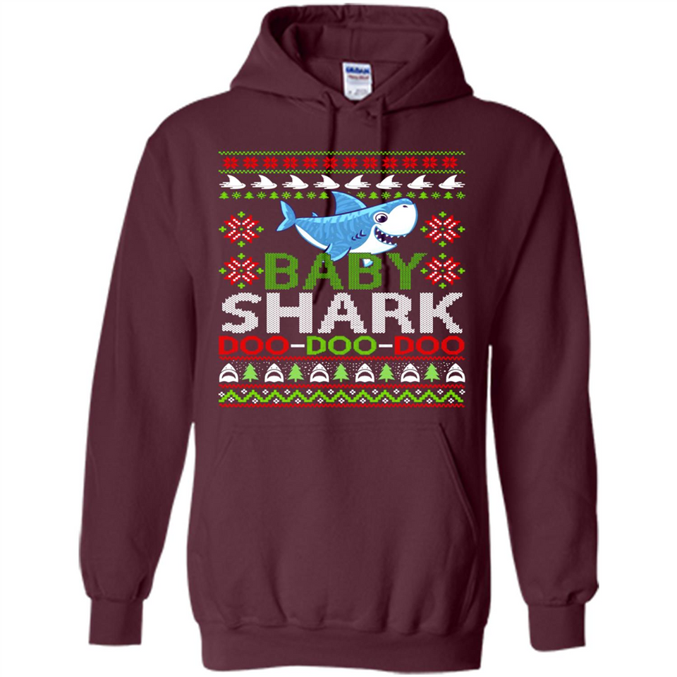 Baby shark Doo Doo Doo Christmas - Hoodie