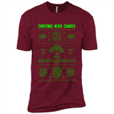 Christmas Ugly Sweater Christmas Never Changes Star Wars - Premium Short Sleeve T-Shirt