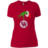 Amazing shirt Kentucky Wildcats Glitter Grinch Monogram Ornament Christmas Gift - Ladies' Boyfriend T-Shirt