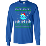 Narwhal christmas sweatshirt hoodie long PINGPONG - Long Sleeve T-Shirt
