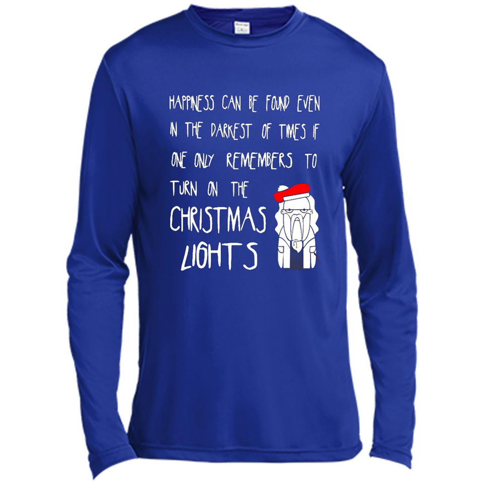 Christmas Ugly Sweater Christmas Lights - Canvas Long Sleeve T-Shirt