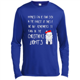 Christmas Ugly Sweater Christmas Lights - Canvas Long Sleeve T-Shirt