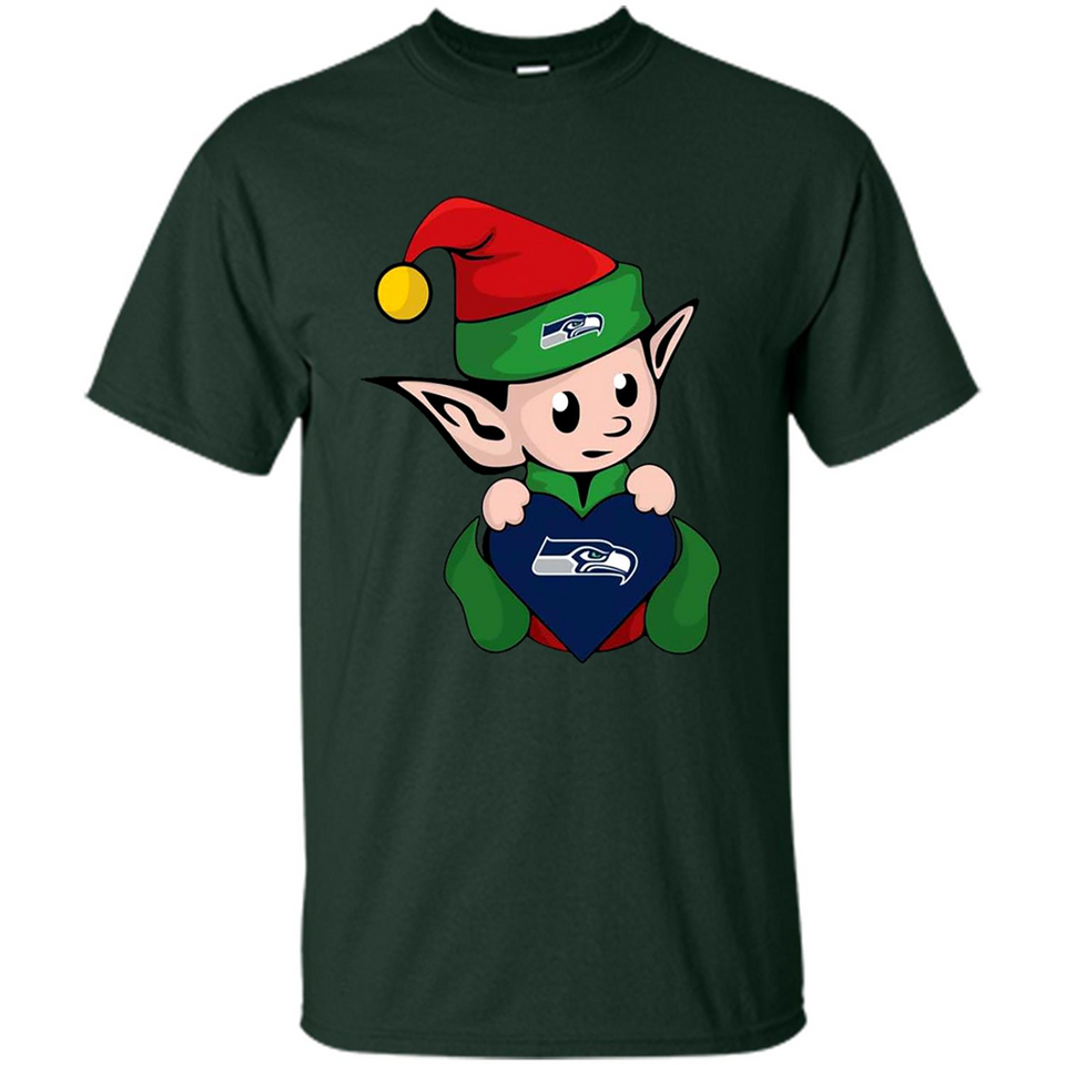 Seattle Seahawks ELF Elves Grinch Santa Claus