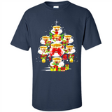 Tea Christmas Tree T-shirt Funny Tea Xmas Gift