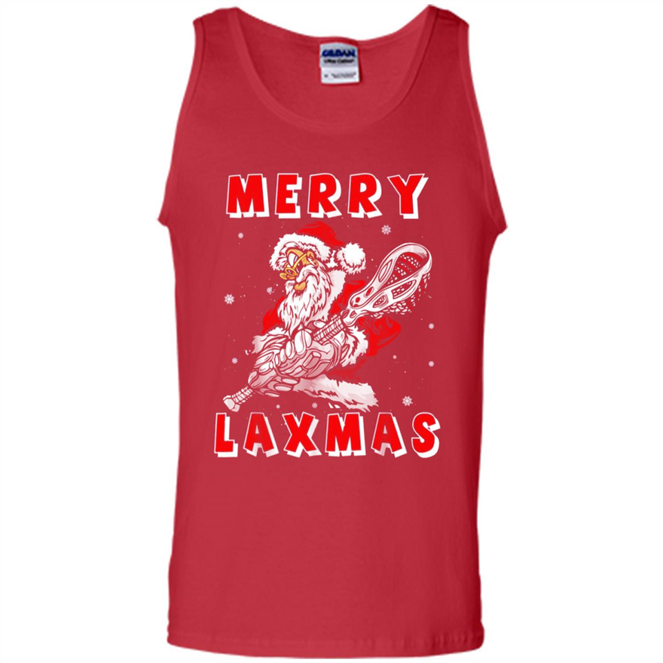 Lacrosse Merry Laxmas Santa - Tank Top