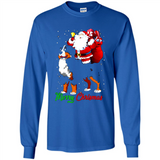 Merry Christmas Santa Claus With Big Dog sweater PINGPONG
