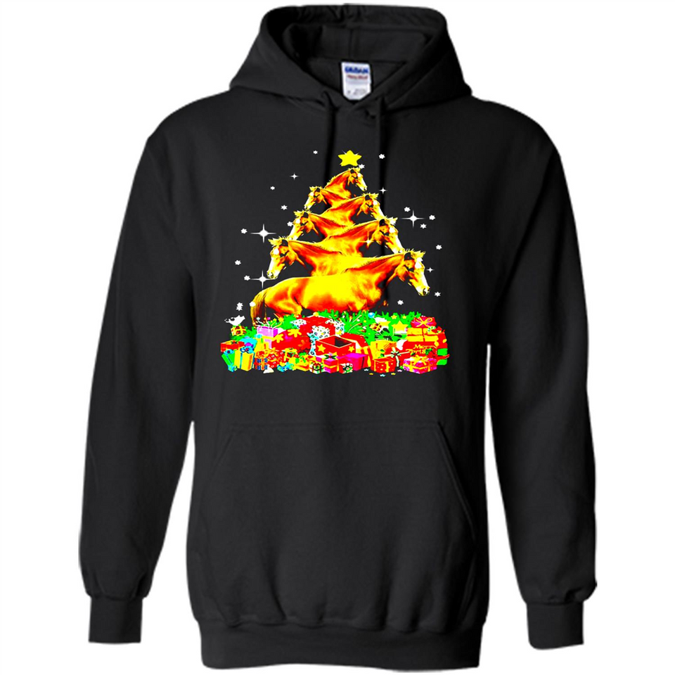 Horse Lover Tees Merry Christmas - Hoodie