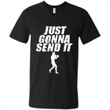 Just Gonna Send It Boxing Boxer Fighter Kick Fighting - Men's V-Neck
