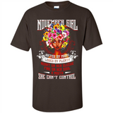 November Girl Flower - Shirt