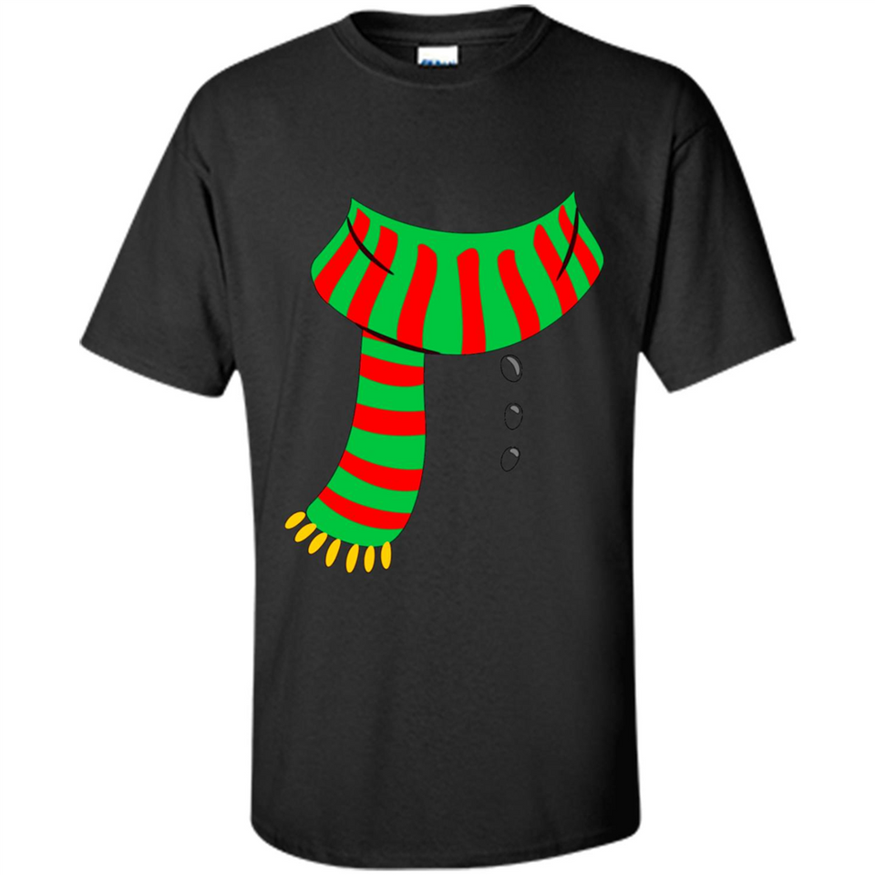 Snowman Scarf Costume T-shirt Christmas