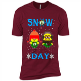 Snow Day Shirt For Boston Celtics Vs Minion Fans pingpong