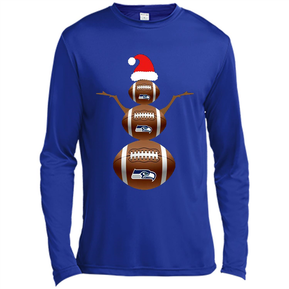 Seattle Seahawks NFL Dabbing Snowman Xmas