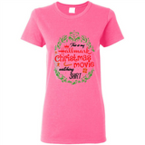 This is My Hallmark-Christmas Movies Watching Sporty T-Shirt - Ladies Short-Sleeve