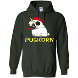 Pugicorn Pug Unicorn Funny Shirt PINGPONG - Hoodie