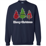 Plaid Christmas Tree Shirt Merry Christmas Plaid is Rad