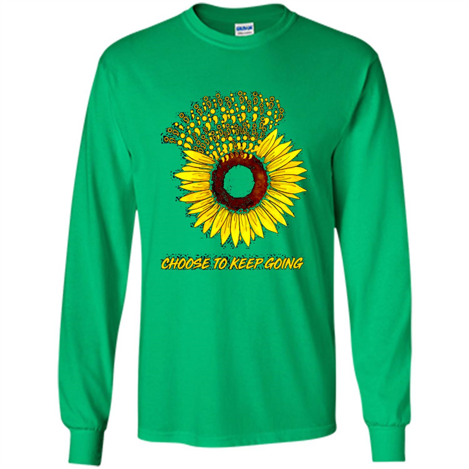 Semicolon Sunflower choose to keep going PINGPONG