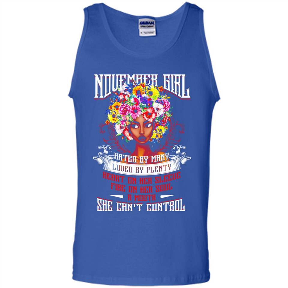 November Girl Flower - Tank Top