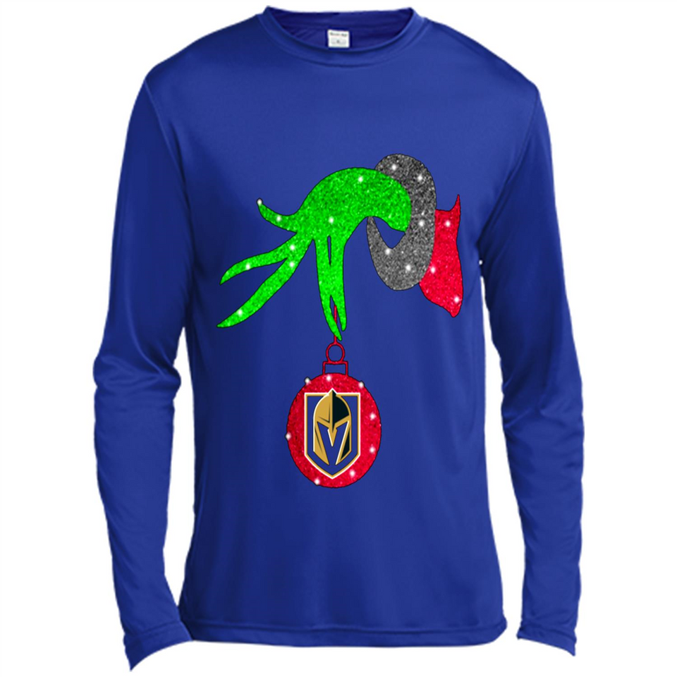GRINCH HAND HOLDING GOLDEN KNIGHTS GLITTER CHRISTMAS PINGPONG
