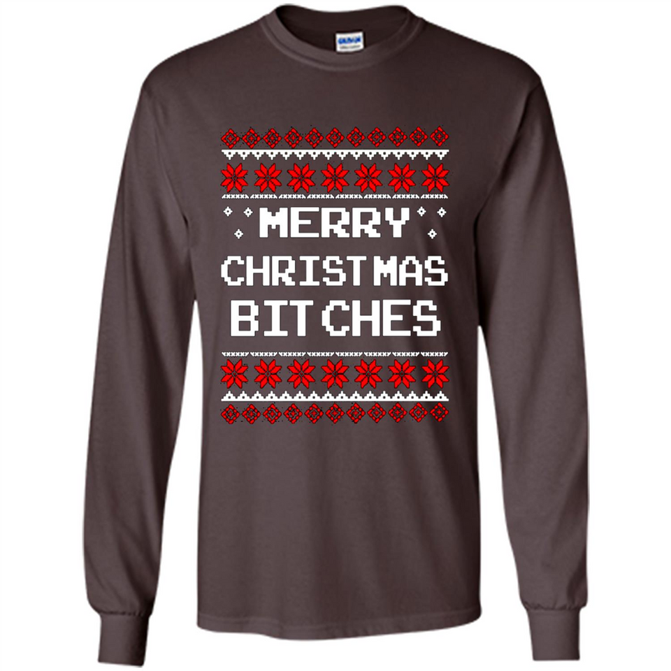 Merry Christmas Bitches ugly sweatshirt PINGPONG