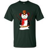 Snowman Cowboy Merry Christmas Xmas