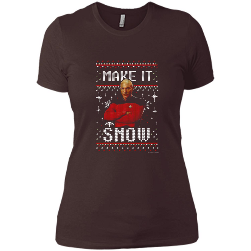 Make It Snow Jean-Luc Picard Star Trek PINGPONG
